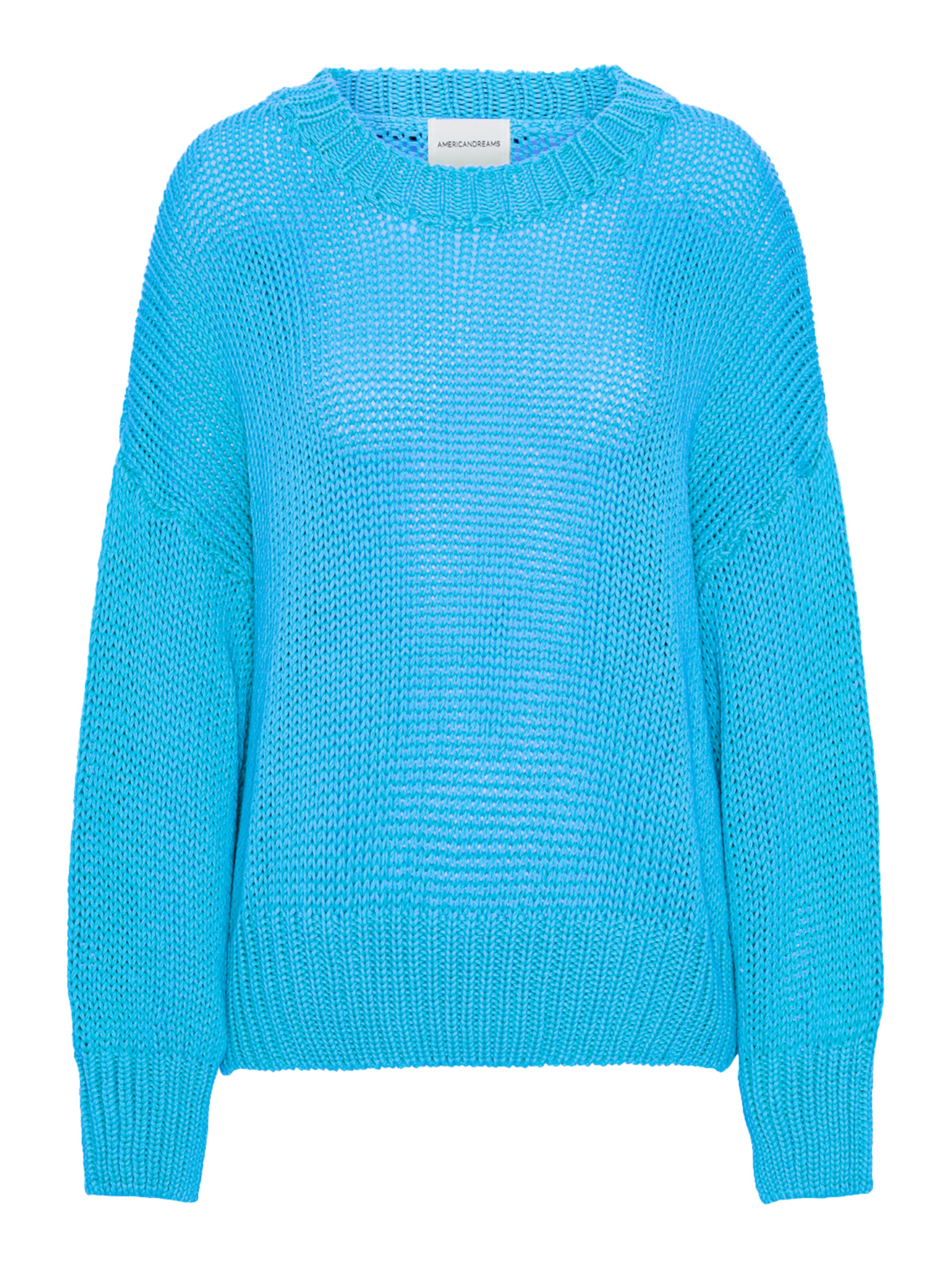 americandreams Oversizepullover 'Pepper'‌‌‌ in Blau: Vorderseite