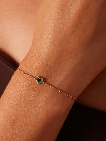 Lucardi Armband 'Gemstone' in Goud: voorkant