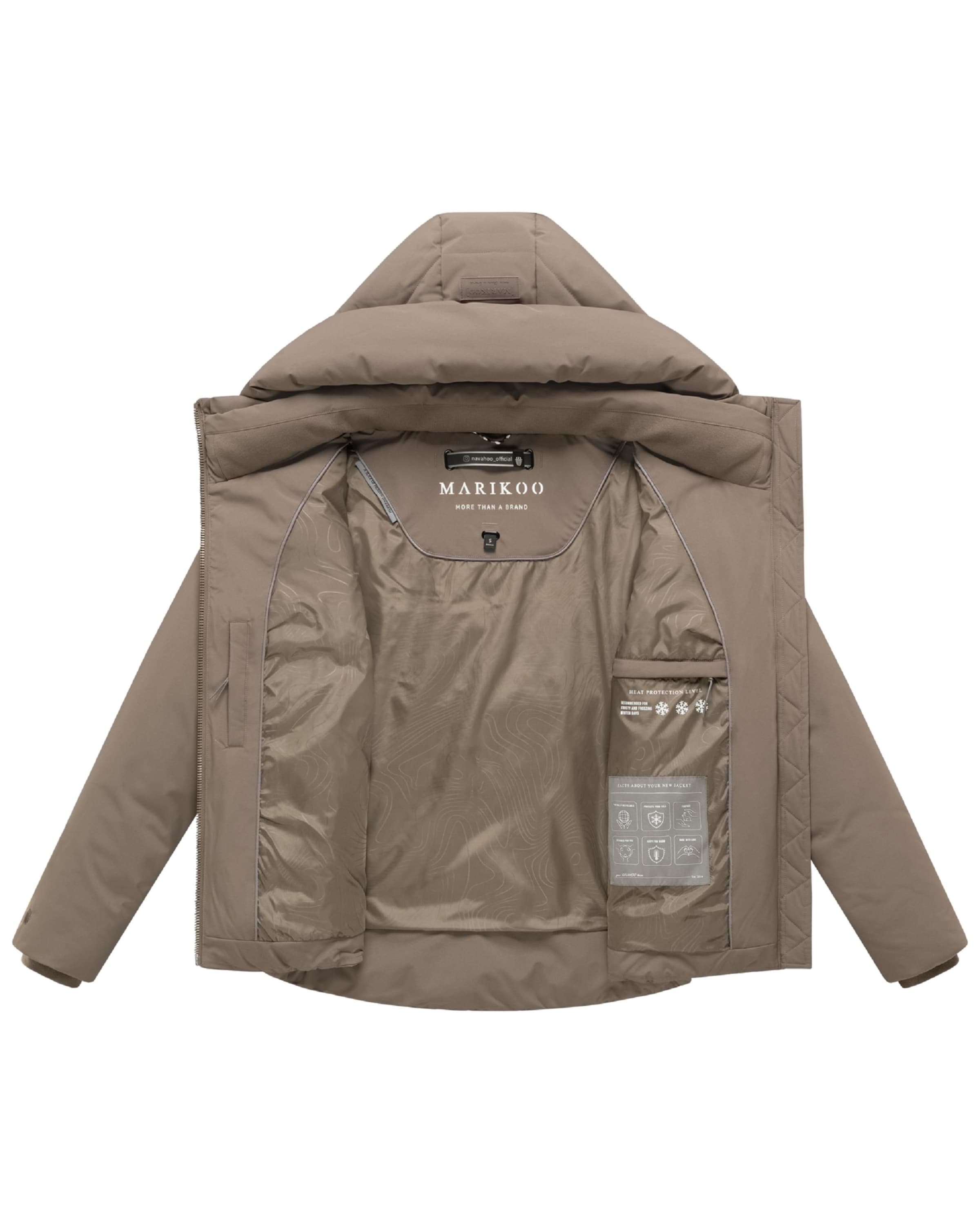 Veste d’hiver 'Akiliaa 16' MARIKOO en marron