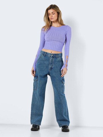 Noisy may Sweater 'Frey' in Purple