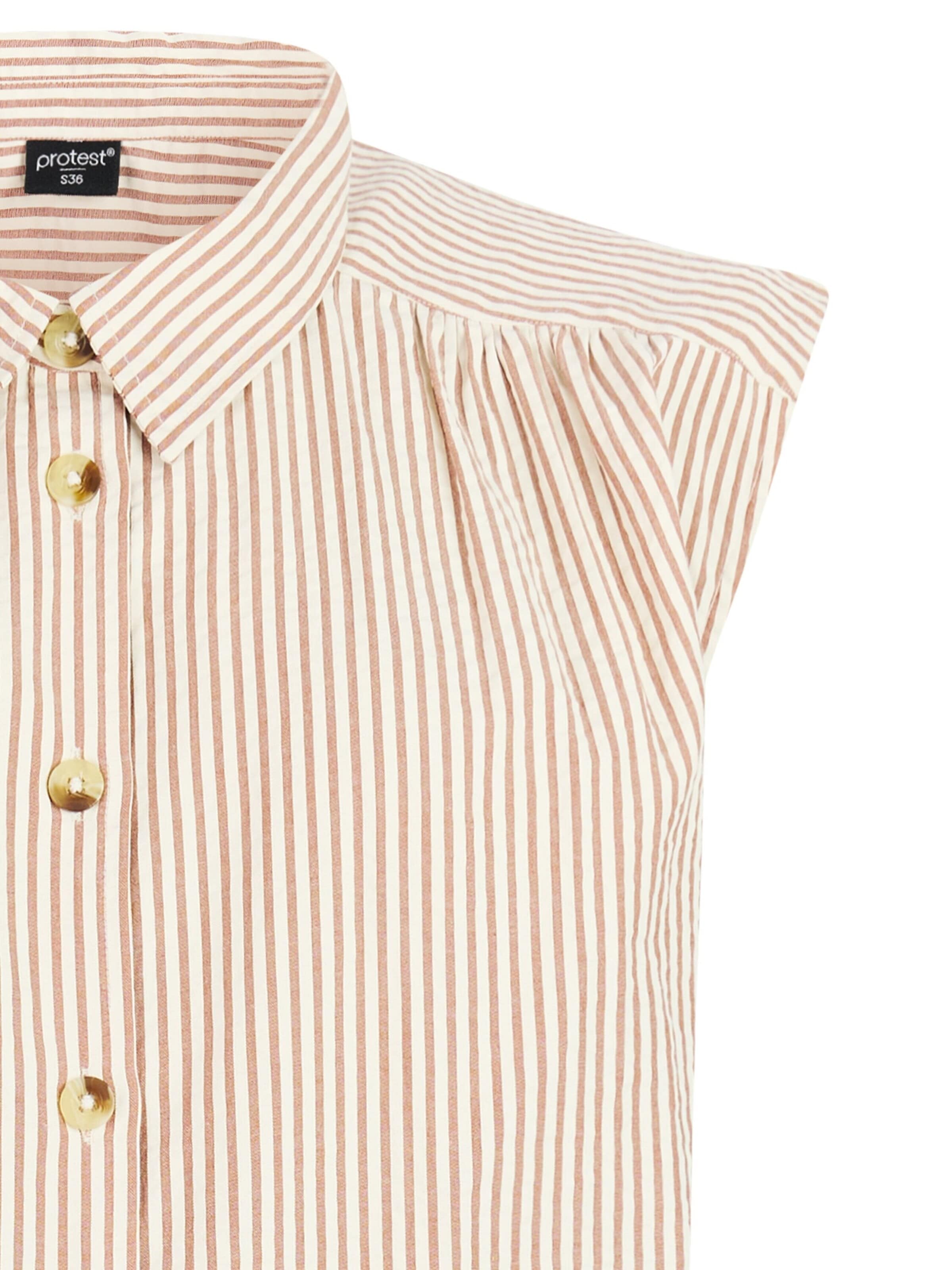PROTEST Shirt 'PRTPeacy' in Brown