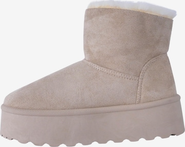 Boots Elara en beige : devant