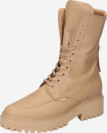 Nubikk Lace-up boot 'Fae Aubine' in Brown: front