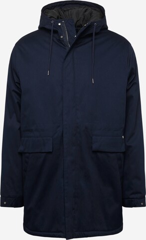 Thinking MU Winterparka 'Peps' in Blauw: voorkant