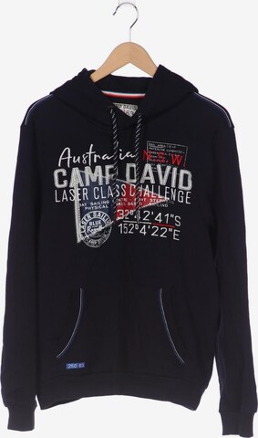 CAMP DAVID Kapuzenpullover M in Blau: predná strana