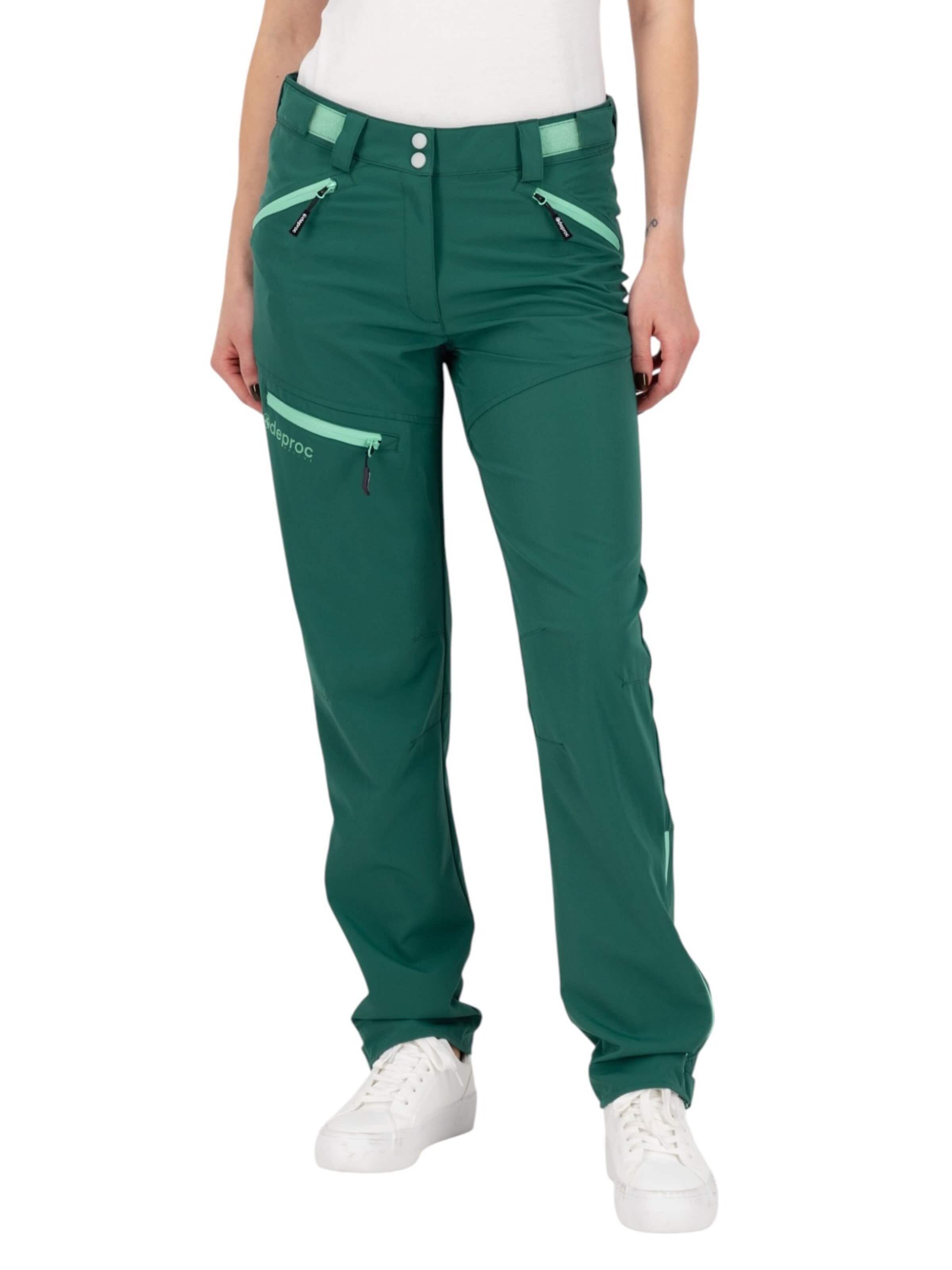 deproc Slimfit Outdoorbroek in Groen