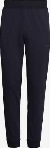 Effilé Pantalon de sport Calvin Klein Sport en noir : devant