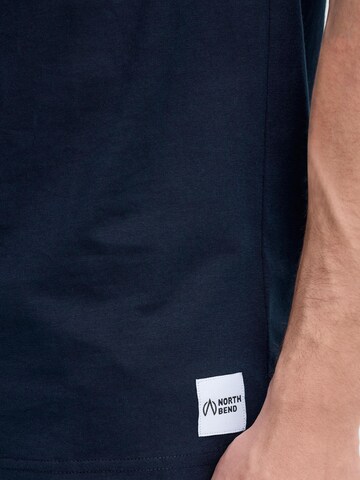 North Bend Shirt ' NBCash ' in Blauw