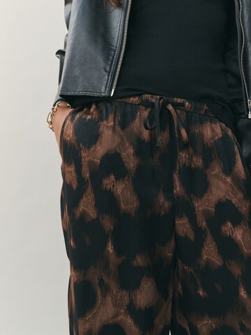 Next Широкий Штаны в Коричневый