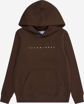Jack & Jones Junior Sweatshirt 'JJESTAR' in Braun: Vorderseite