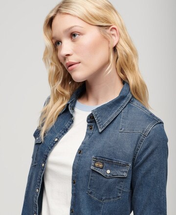 Superdry Tussenjas in Blauw