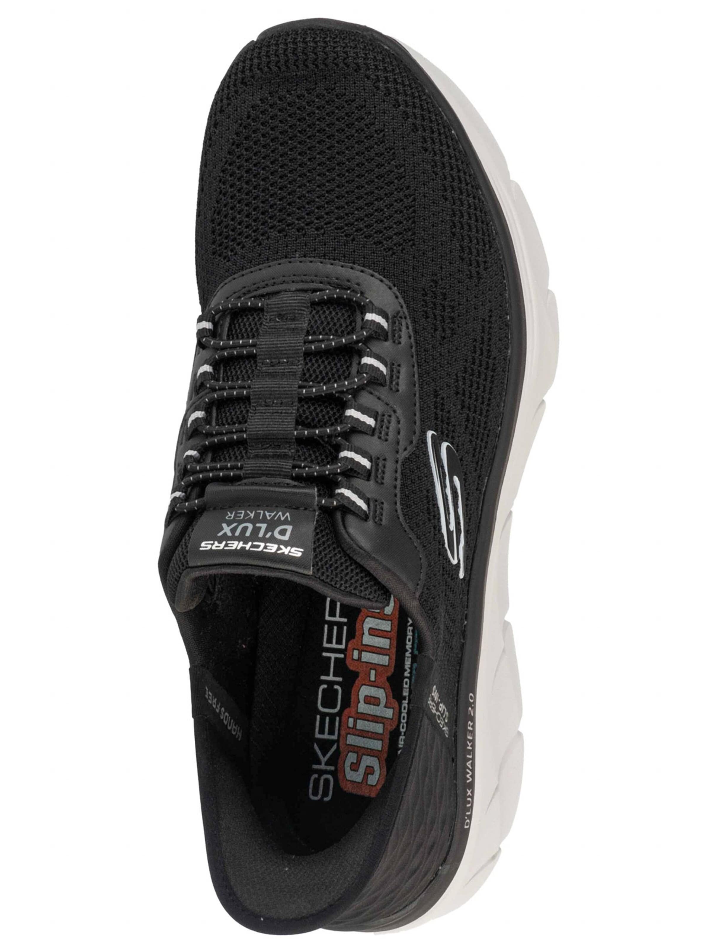 Sneaker low 'D'Lux Walker 2.0' de la SKECHERS pe negru
