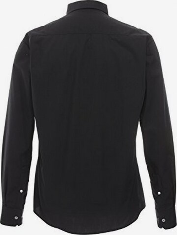Hatico Slim fit Button Up Shirt in Black