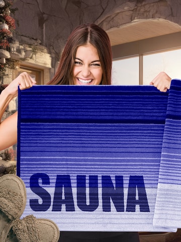 Lashuma Handtuch 'Oslo'‌‌‌ in Blau