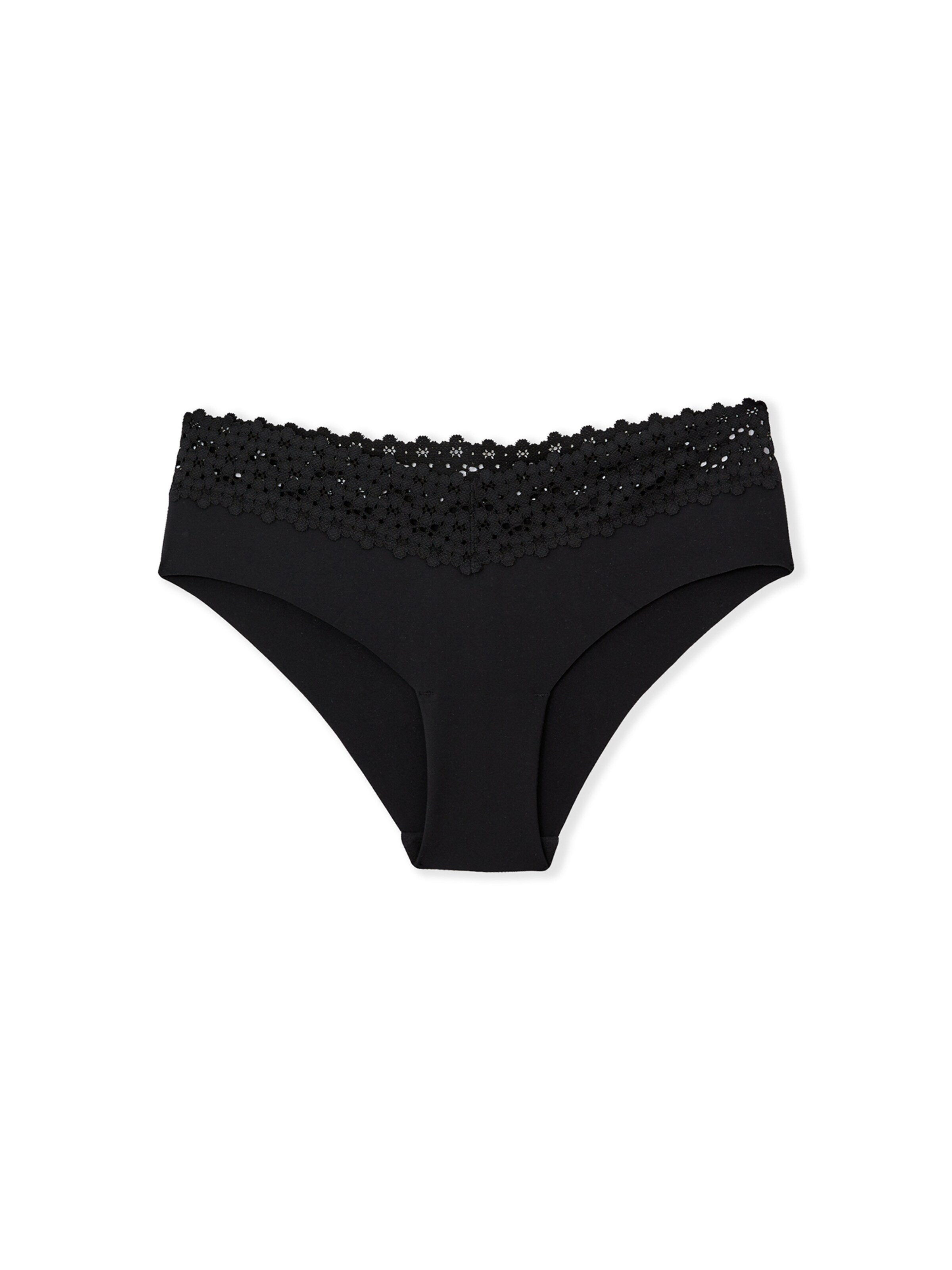 ETAM Slip 'Wish' in Schwarz: Vorderseite