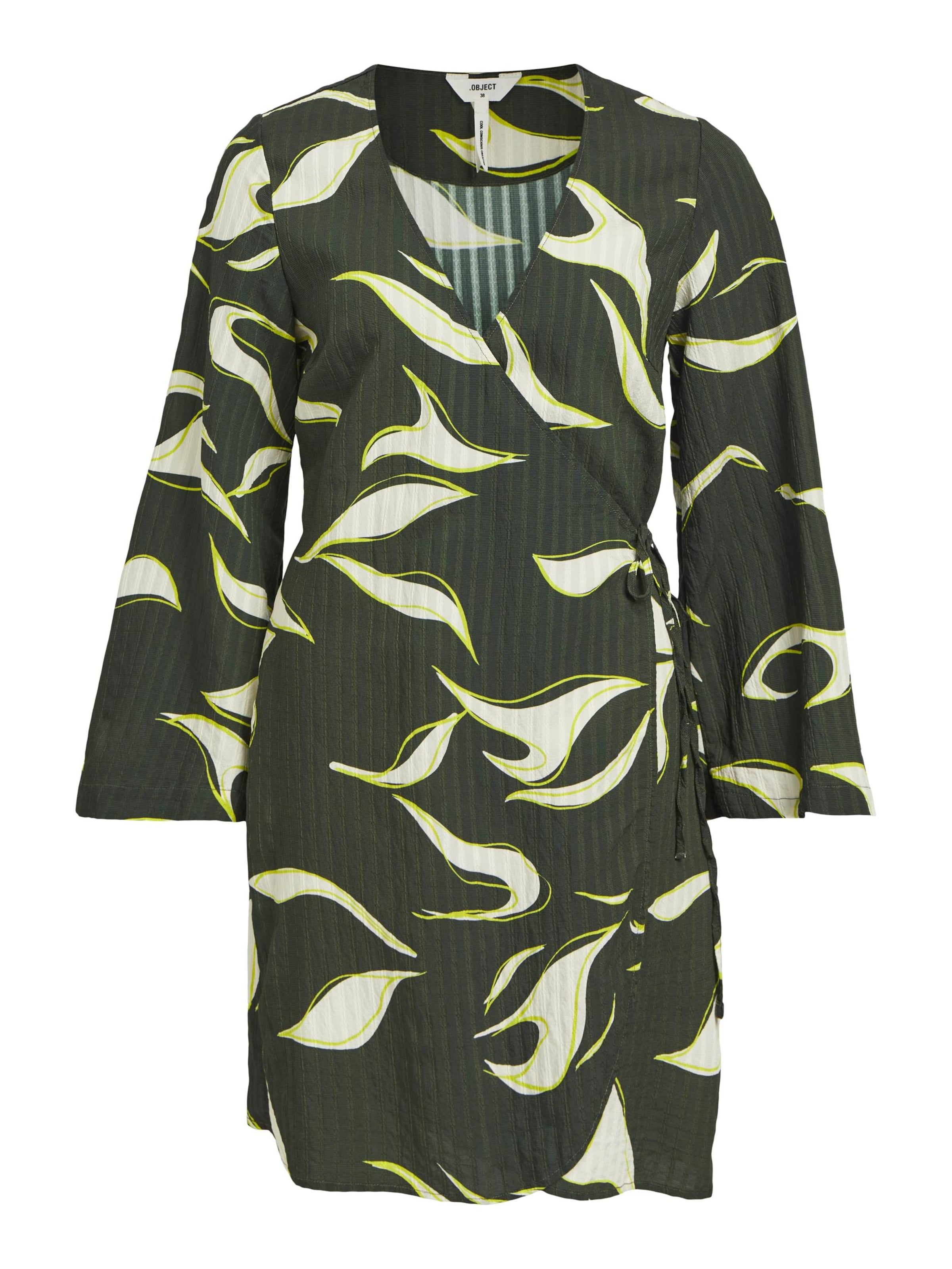 Rochie 'Tate' de la OBJECT pe verde: față