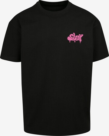 T-Shirt 'SLAY' F4NT4STIC en noir : devant