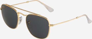 Lunettes de soleil '0RB3557' Ray-Ban en or : devant