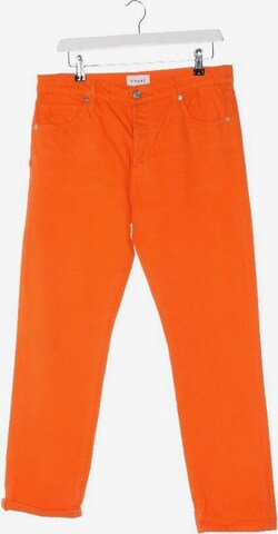 FRAME Pants in S in Orange: front