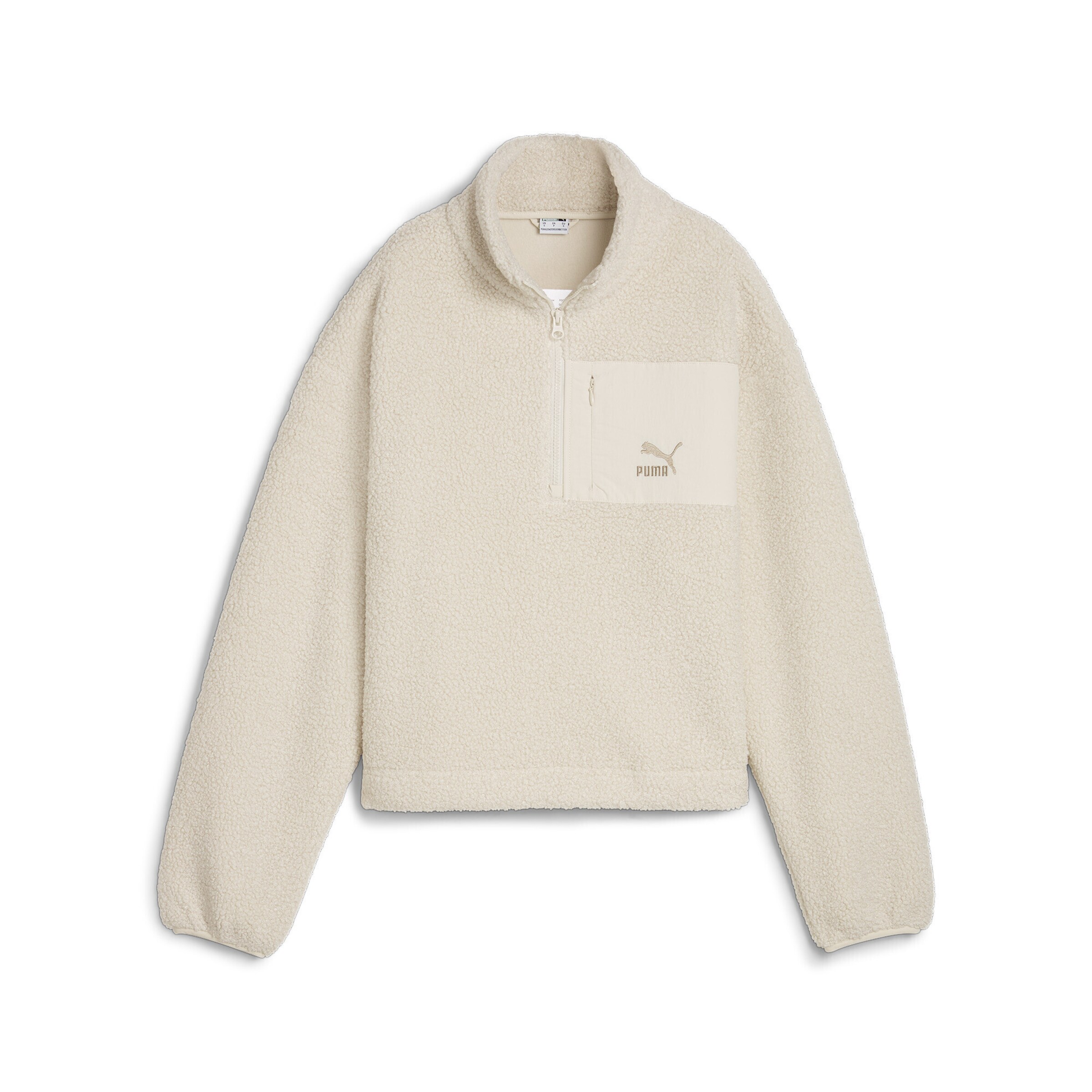 PUMA Mikina 'Classics' - Biela: predná strana