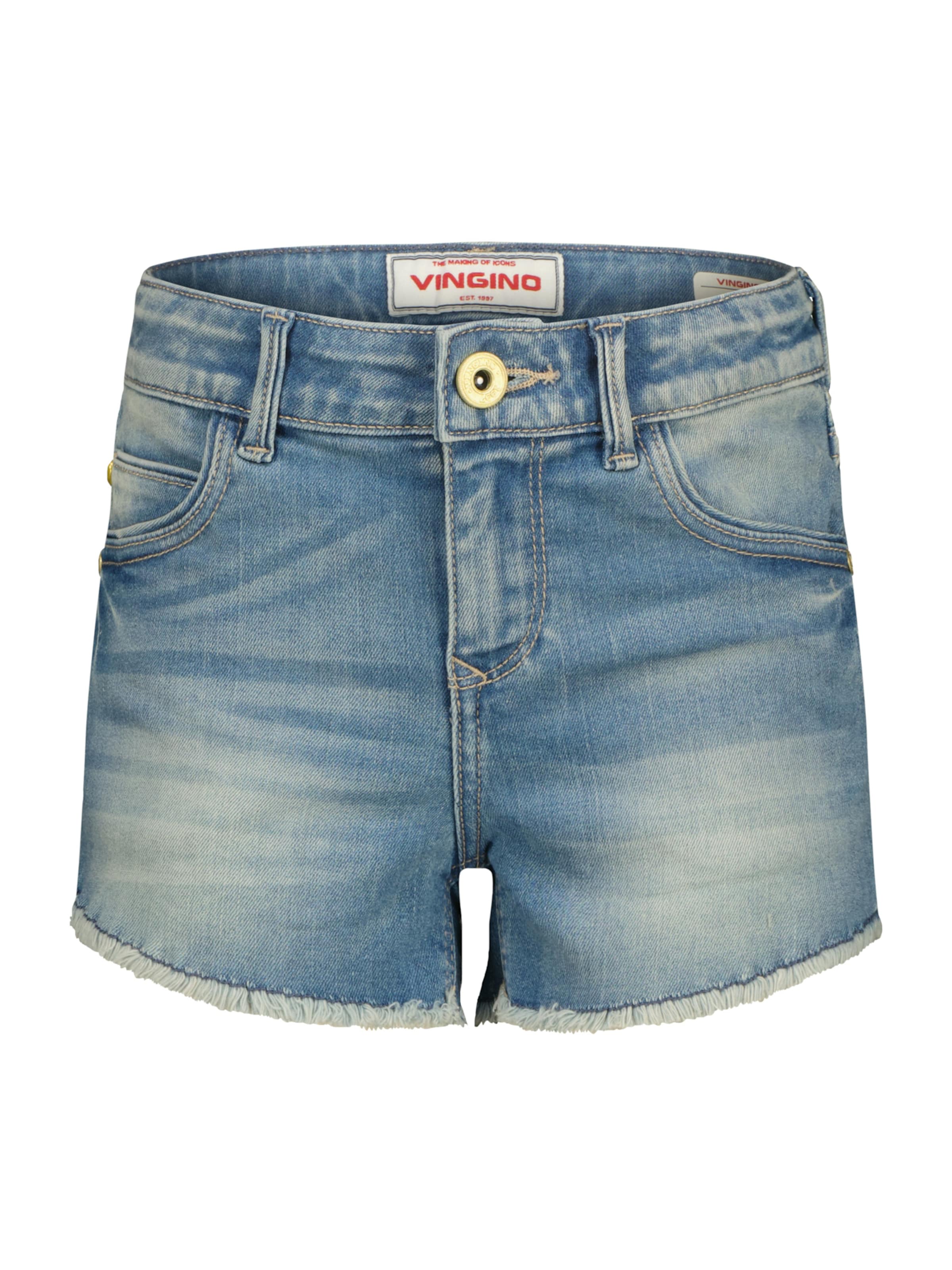 VINGINO Skinny Shorts 'Daizy' in Blau: Vorderseite
