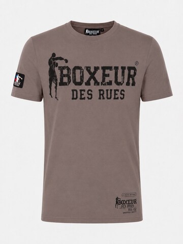 Boxeur des Rues Shirt‌‌‌‌ in Grau: Vorderseite