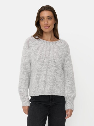 CAMEL ACTIVE Strickpullover mit weiten Ärmeln in Grau