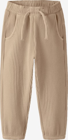 Lil'Atelier Tapered Broek in Beige: voorkant