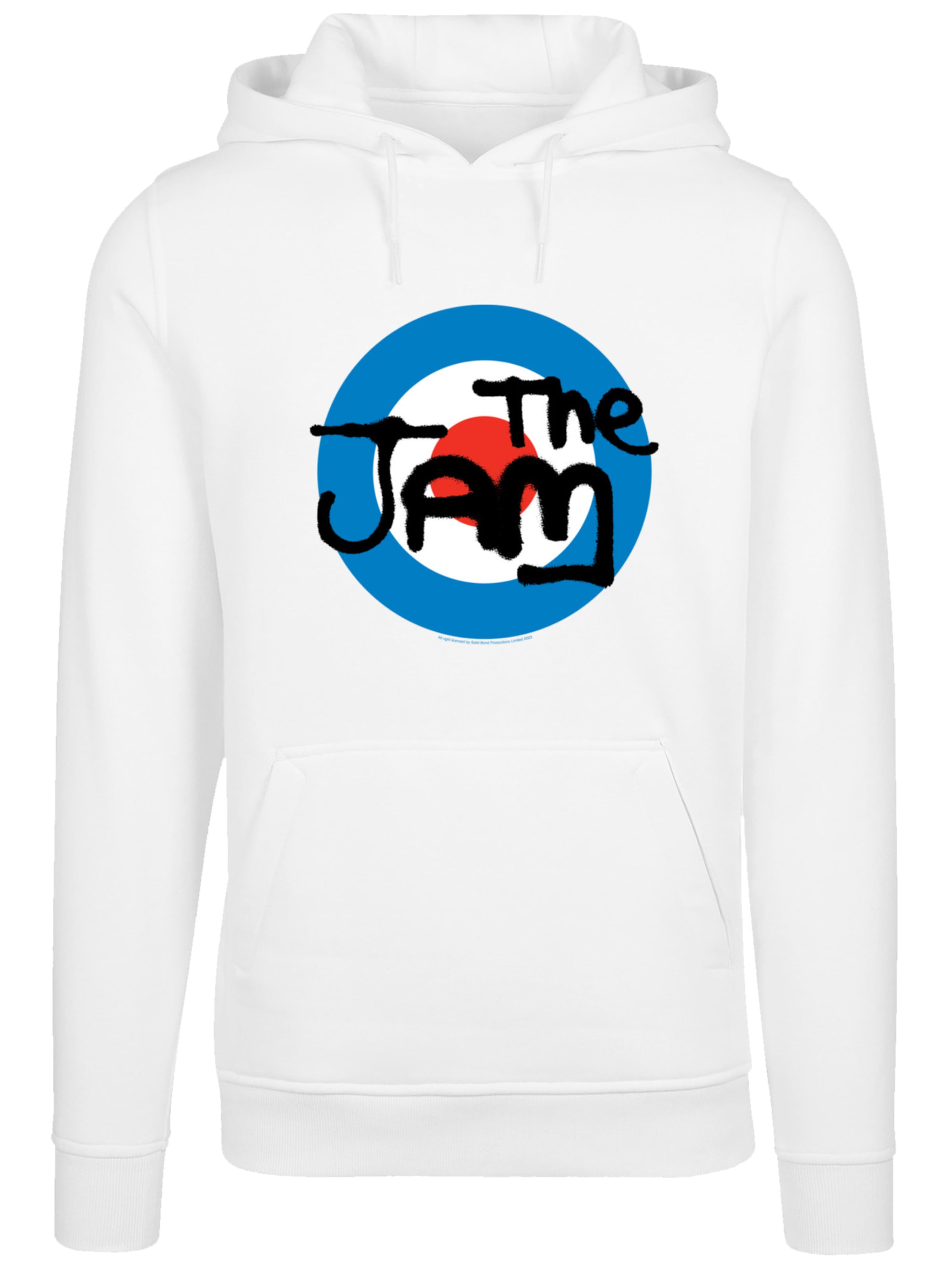 Sweat-shirt 'The Jam' F4NT4STIC en blanc : devant