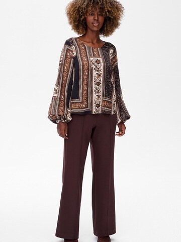 Blue Shadow Blouse in Brown