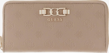 GUESS Peněženka 'ANISE' – hnědá: přední strana