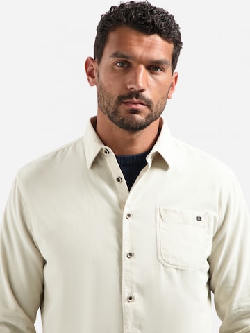No Excess Regular Fit Hemd in Beige