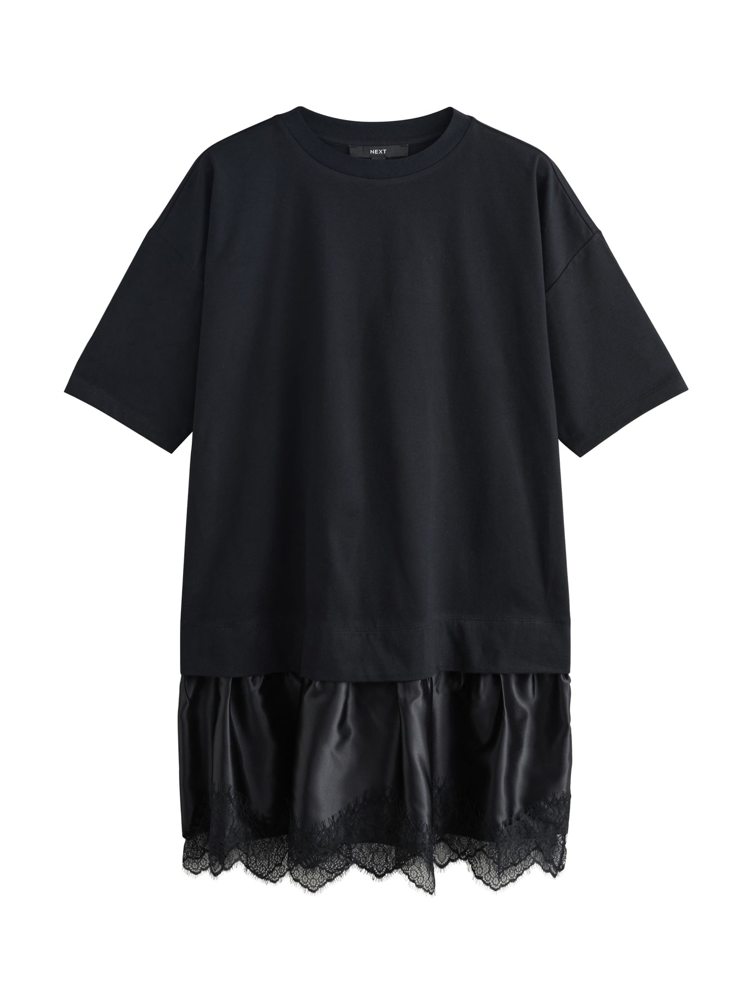 Rochie de la Next pe negru: față