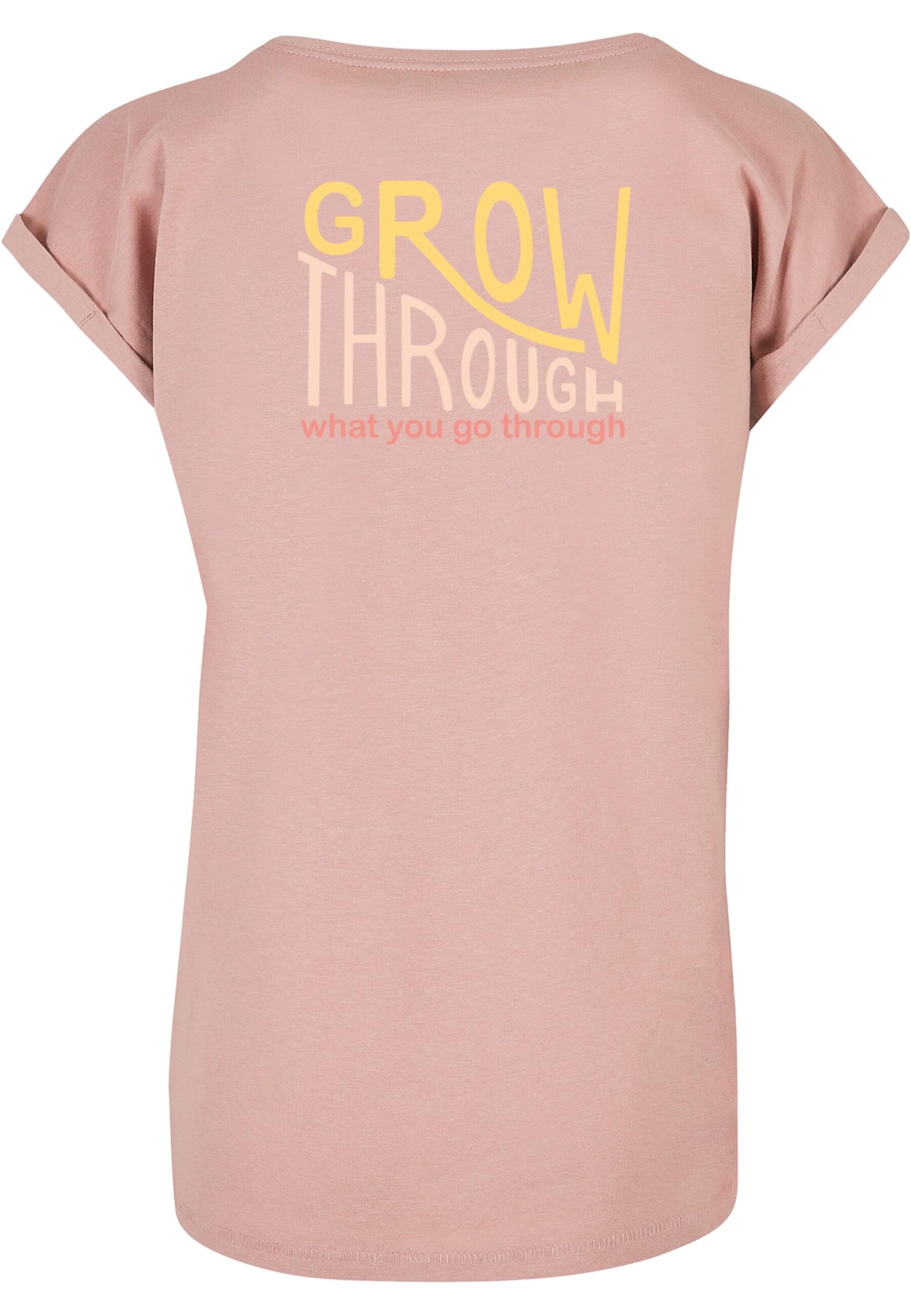 Merchcode Shirt 'Spring - Grow through' in Roze
