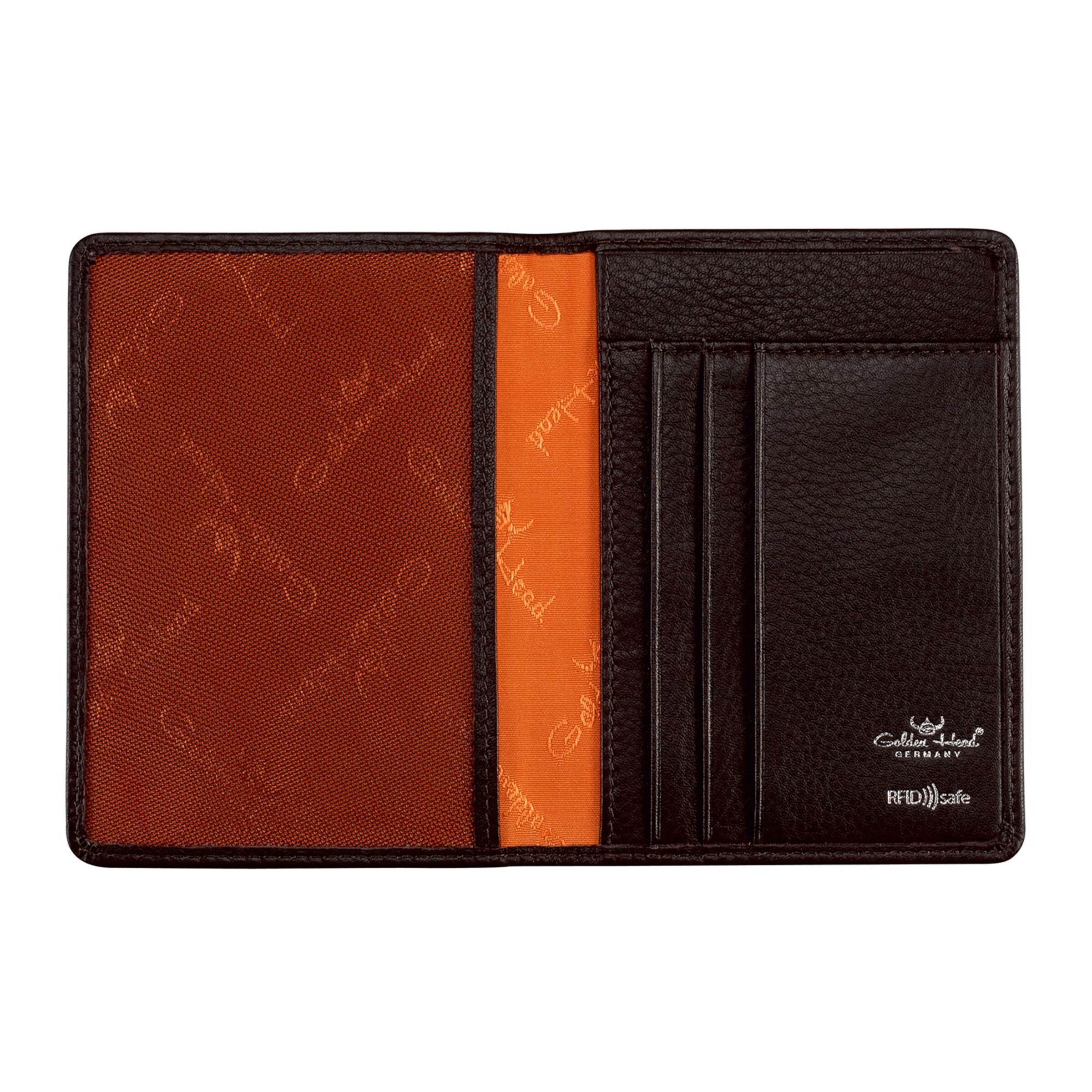 Porte-monnaies 'Capri' GOLDEN HEAD en marron