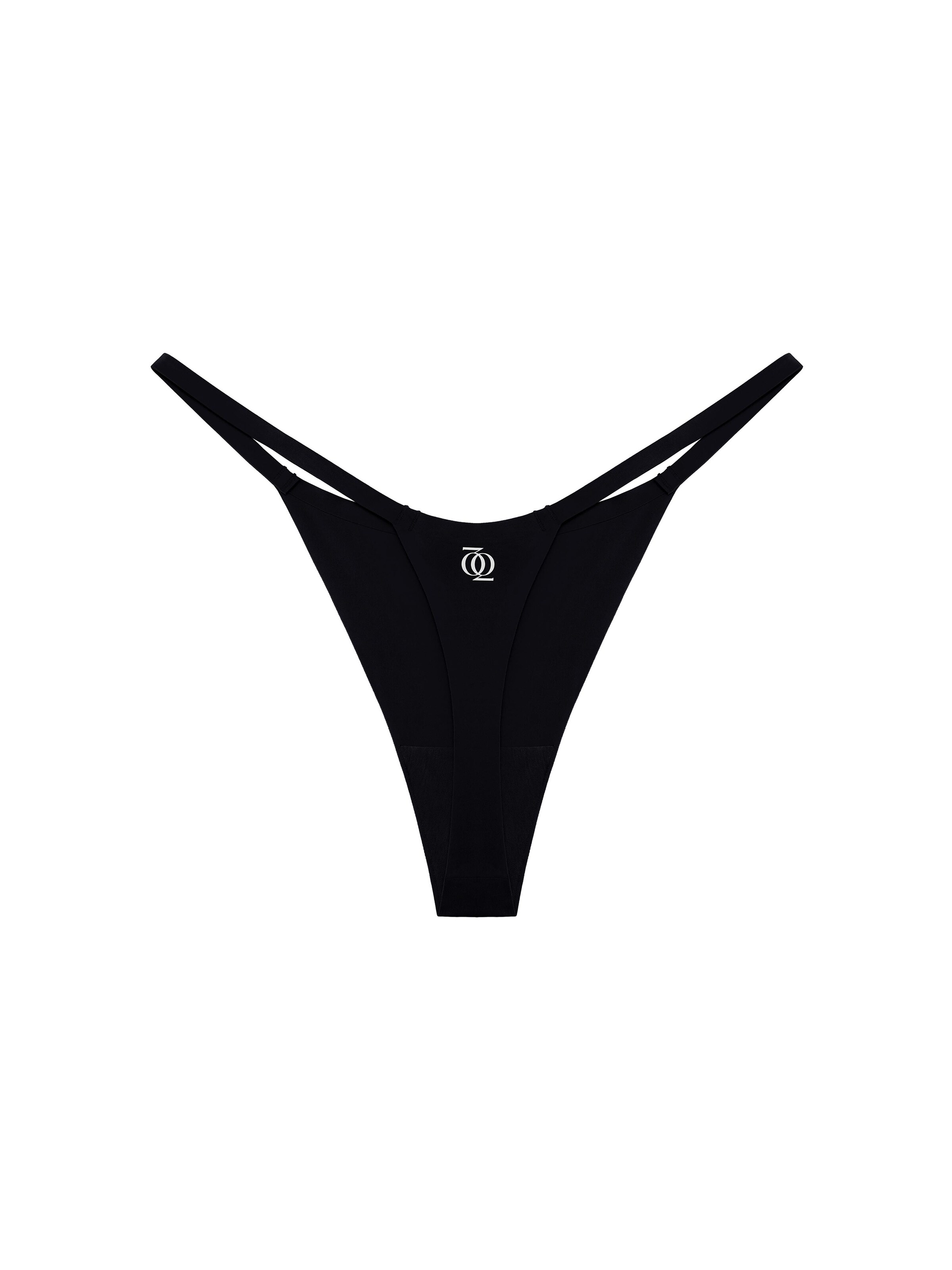 GOD SAVE QUEENS Thong 'Second Skin' in Black