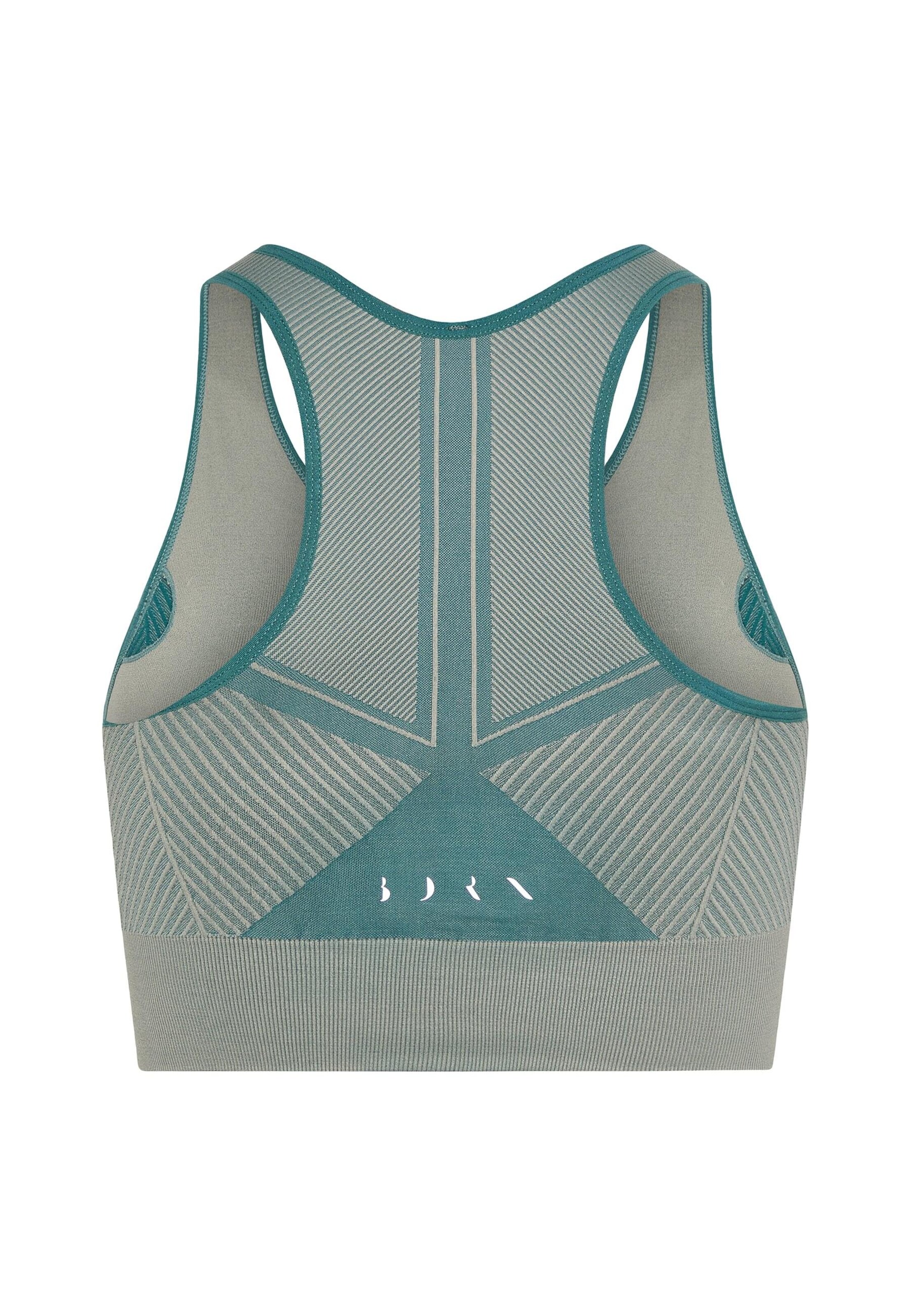 Born Living Yoga Bralette Sports bra 'Buddha' in Green