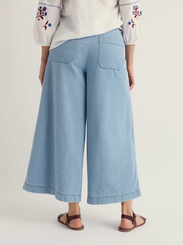 Seasalt Cornwall Wide leg Trousers 'Eskelli' in Blue