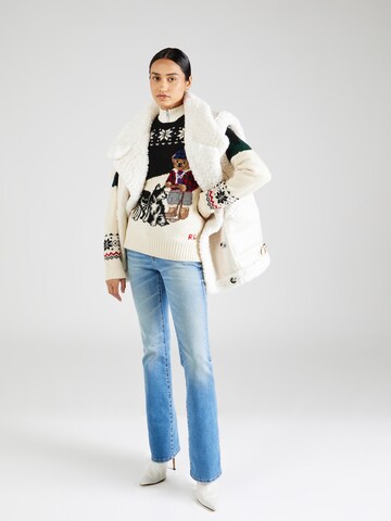 Polo Ralph Lauren Pullover 'DOGSLEDCN' in Beige