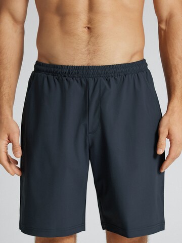 IUMAN Intimissimi Regular Pants in Blue: front