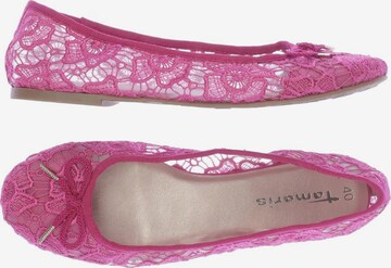 TAMARIS Flats & Loafers in 40 in Pink: front