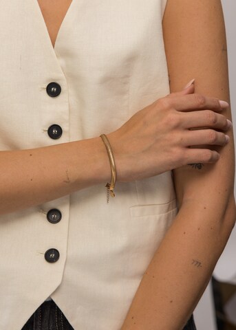 PURELEI Armband  'Flow' in Gold: Vorderseite