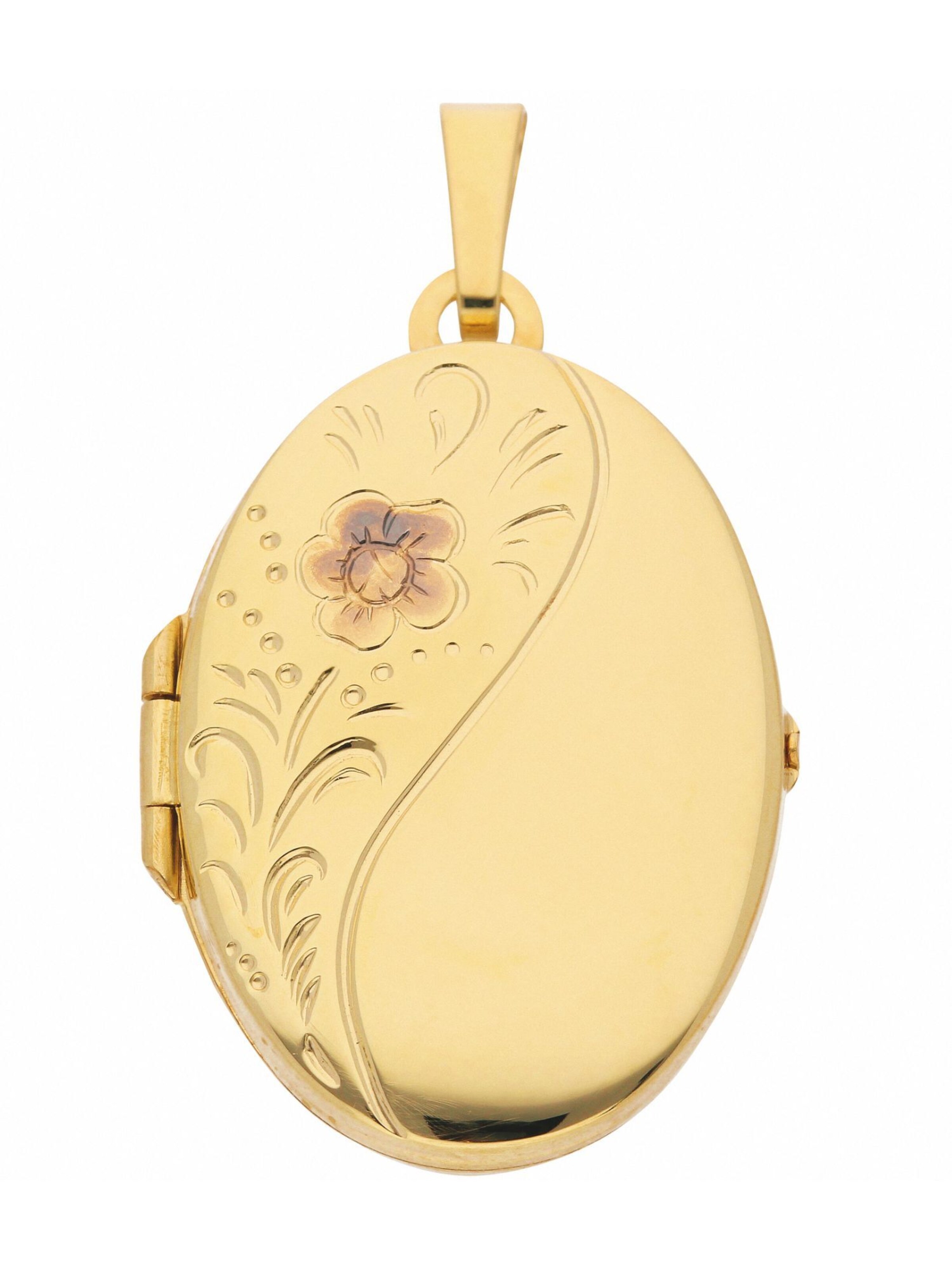 Adelia´s Pendant in Gold: front
