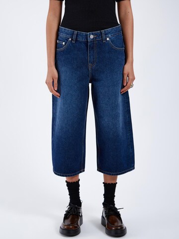 Dr. Denim Loosefit Jeans 'Dace Mid Wide Capri' in Blauw