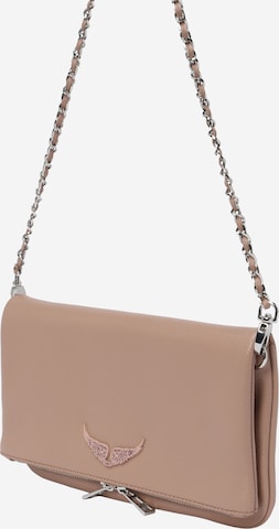 Zadig & Voltaire - Bolso de noche 'ROCK' en rosa: frente