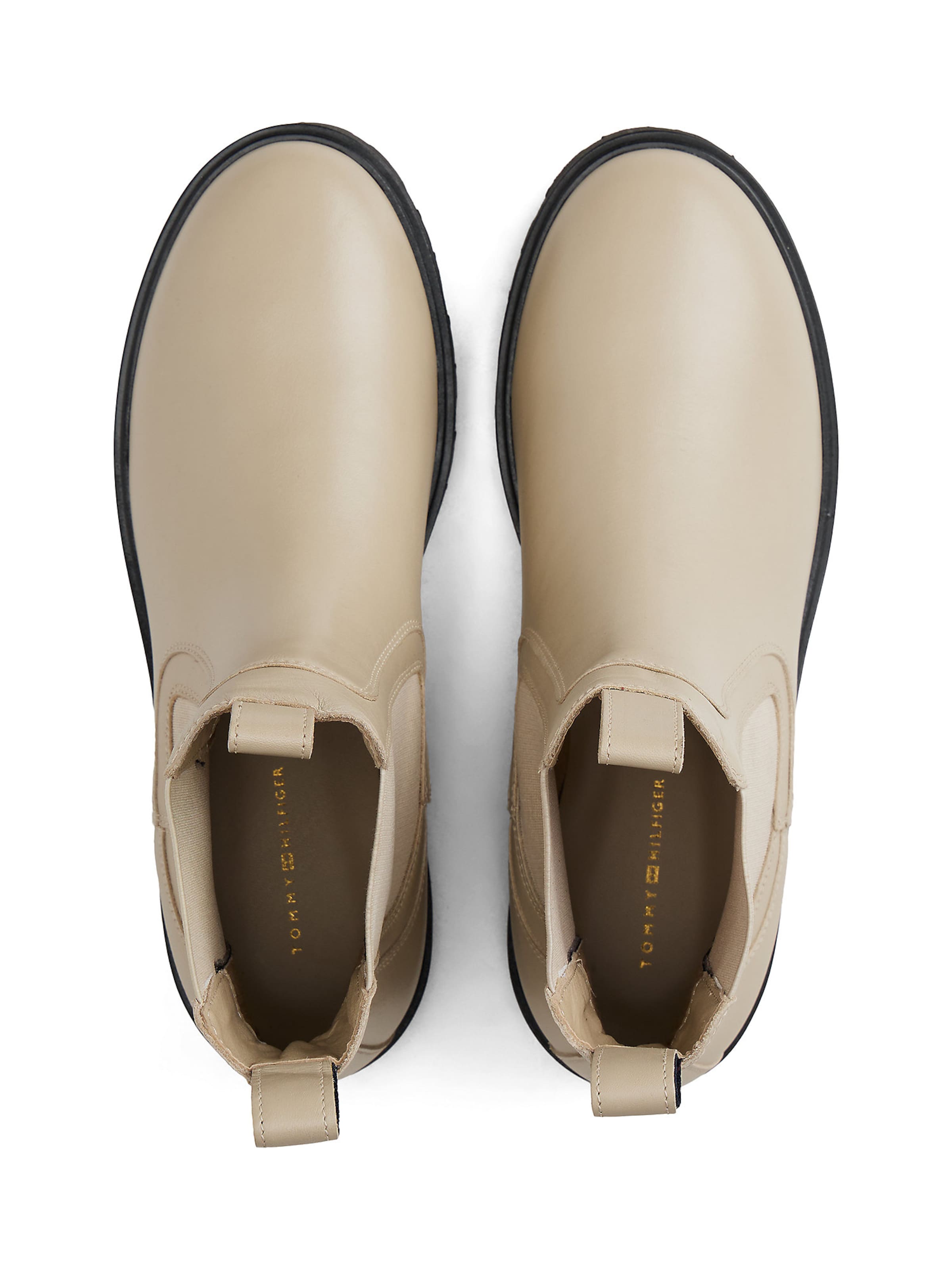 TOMMY HILFIGER Chelsea Boots in Beige