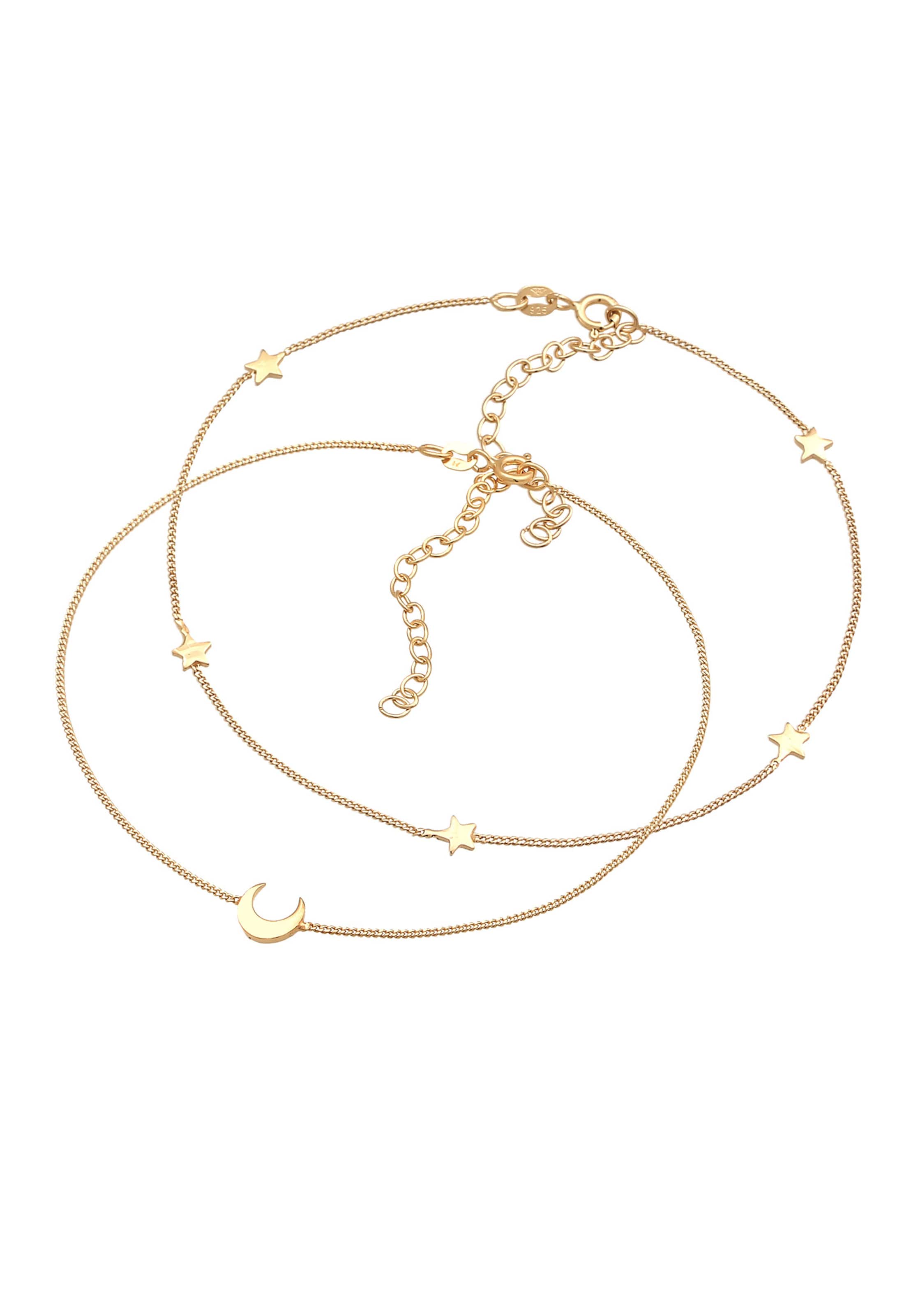 ELLI Fußschmuck 'Astro' in Gold