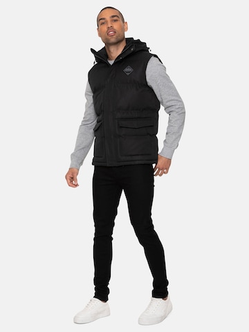 Threadbare Vest in Black