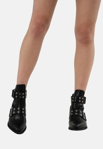 Salinyang Ankelstøvler i sort: forside