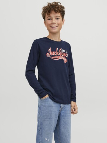 Jack & Jones Junior T-shirt i blå: framsida